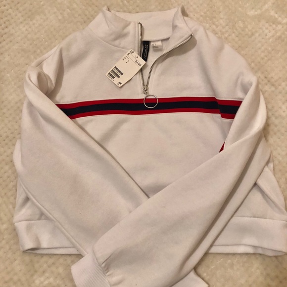 Cropped white long sleeve - Picture 3 of 5